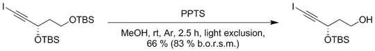 deprotection with PPTS