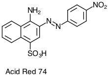 acid red 74 structure