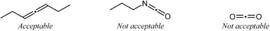 dot in place of an explicit carbon