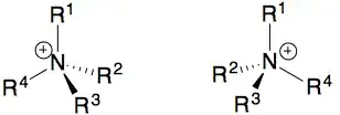 Chiral ammonium cation