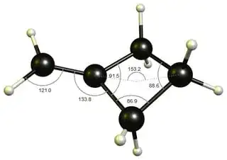 bond angles of 3