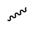 Wavy bond representation