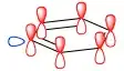 Sigma and pi systems of benzene
