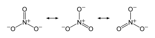 resonance forms of the nitrate ion