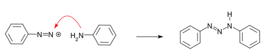 Diazonium and aniline