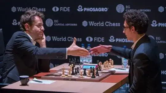 Aronian and Caruana