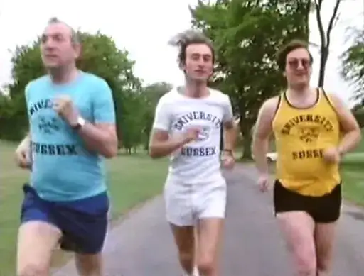 Kortchnoi, Stean and Keene jogging