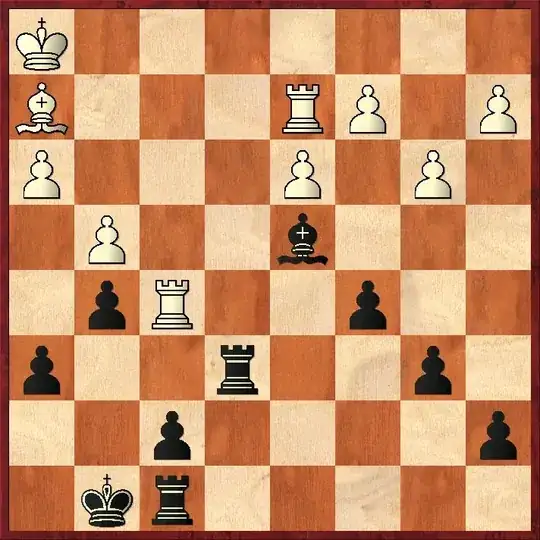 Trap the white rook