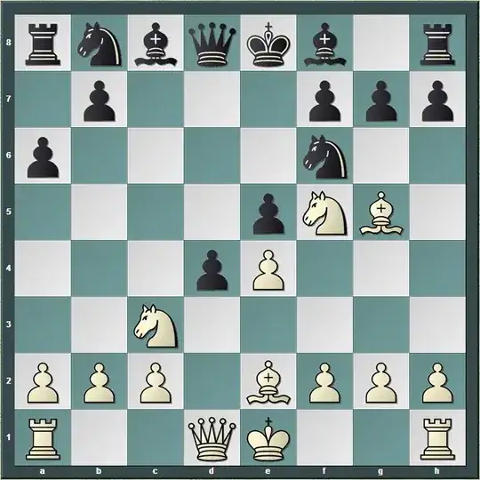 This wouldn't have been at all possible if white went Bc4 or Bg5.