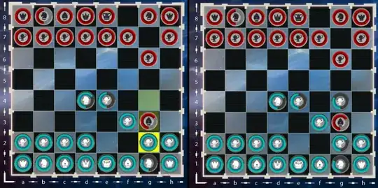 Pawn becoming entangled with a bishop.