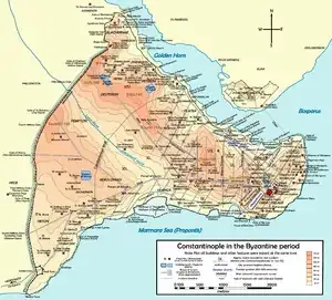 The seven hills of Istanbul