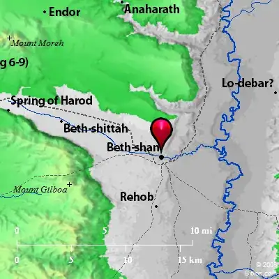 Bethshan and surrounding area
