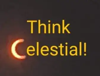 Think Celestial! Similar to the way worldly thinking tries to block out heavenly thoughts, the Moon obscures the Sun, but only temporarily.