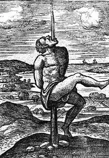 Torture stake as described by Seneca the Younger