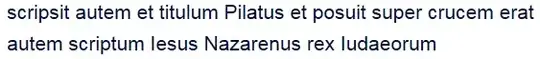 John 19:20, Latin Vulgate