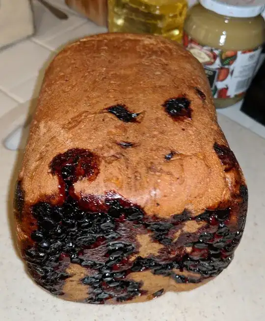 loaf turned on its side