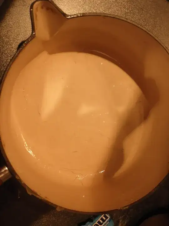 my scratched pot