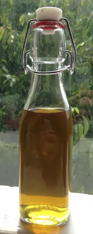 lime-peel infusion in a 250mL swing-top bottle