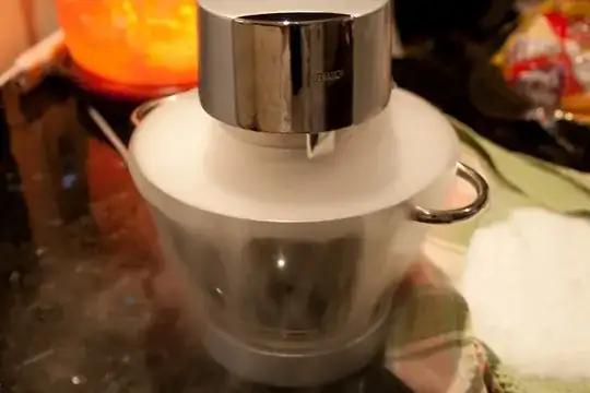 Here is a pic of the dry ice icecream I was making