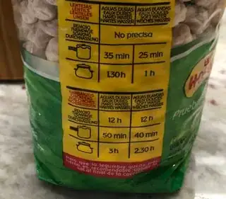 Chickpeas bag