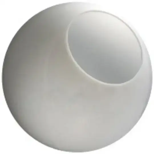 White Polycarbonate Globe