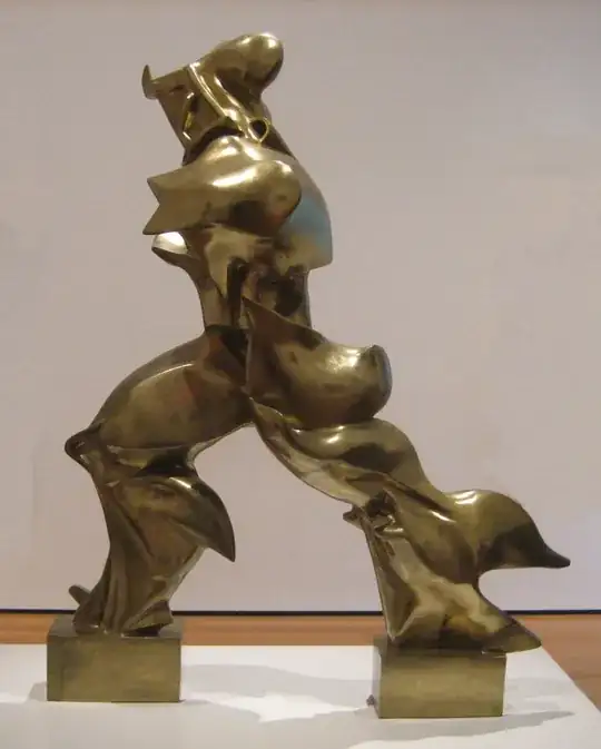 Umberto Boccioni. Unique Forms of Continuity in Space. 1913