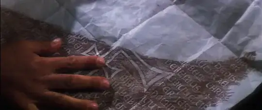 Image of rubbing from Indiana Jones and the Last Crusade