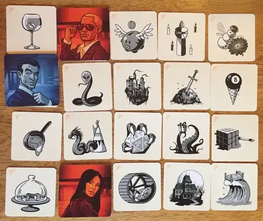 another Codenames: Pictures board