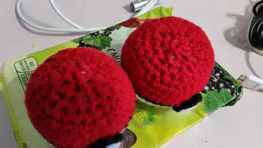 Tops of my balls