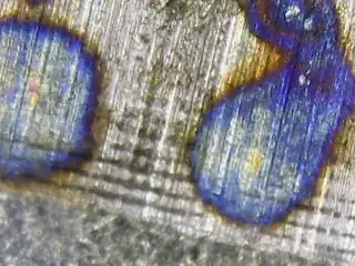 AISI 301 steel x150 after 400 degrees Celsius heat treatment