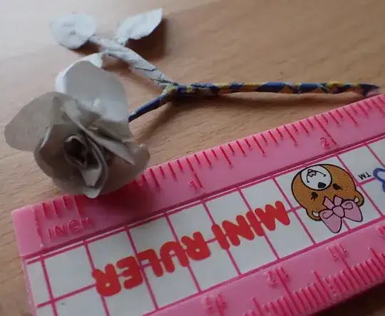 paper mache mini rose