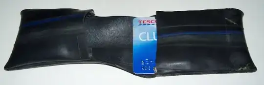 Minimal inner tube wallet
