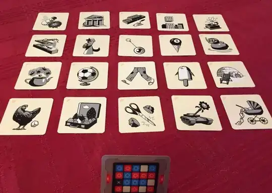 Codenames: Pictures board