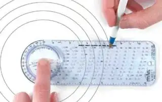 Protractor compass