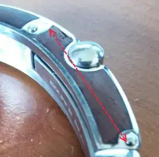 Showing grain direction