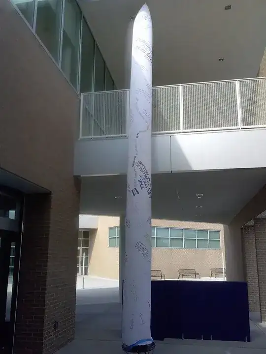 Inflatble Pillar created in my class