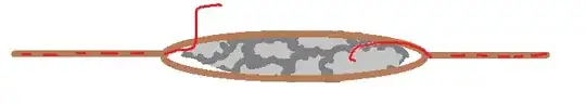 Awesome image of broken seam