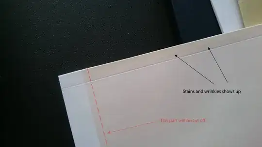 stains and wrinkles appears on the cover of this small book