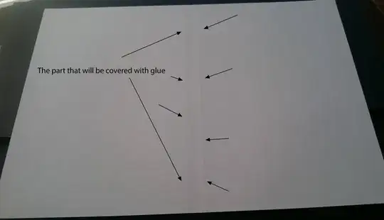 cover before being bind with the block of pages