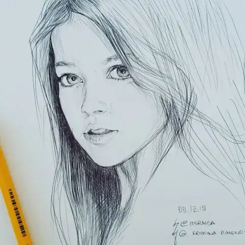 Girl facing left