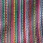 Every weft thread is a different color