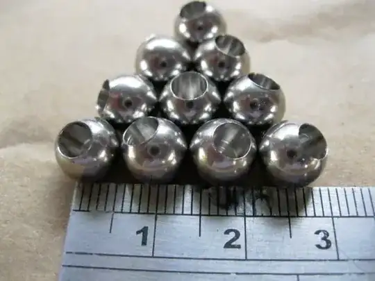 drilled ball