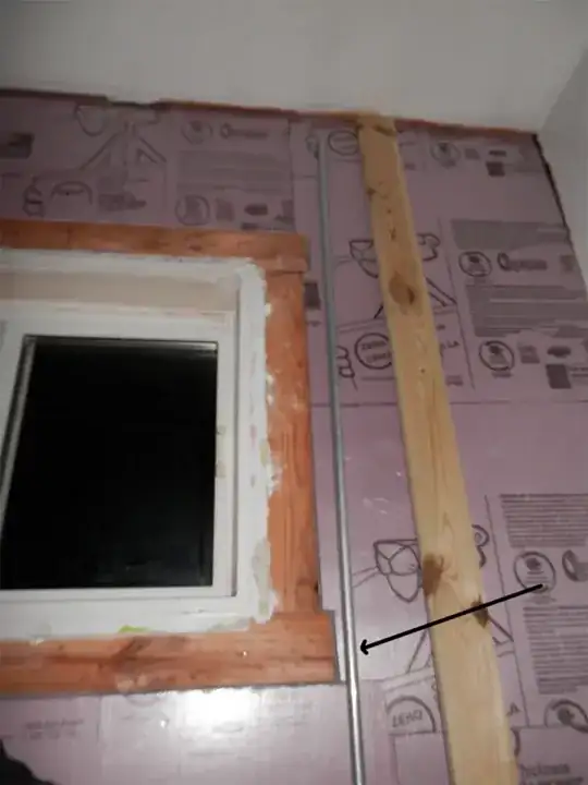 Wall+Rigid Insulation+Emt conduit