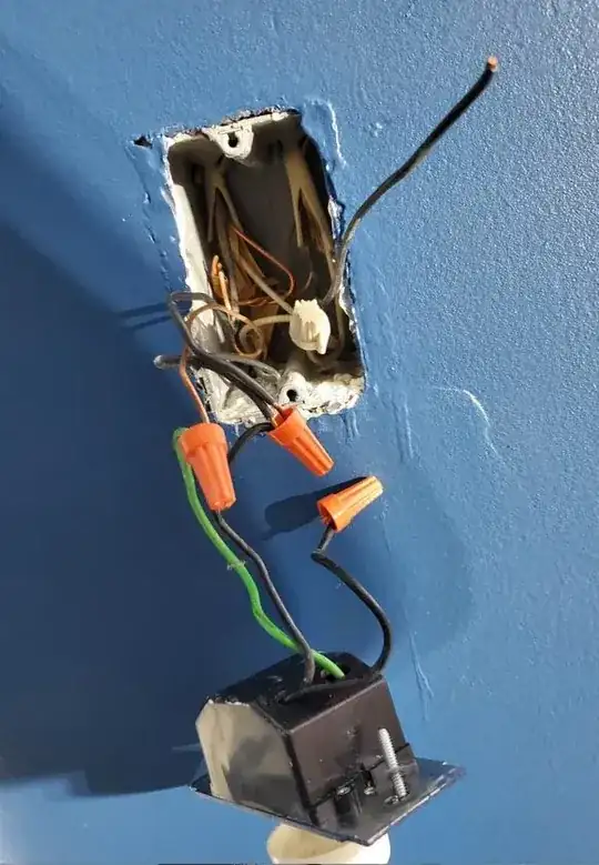 Actual switch setup