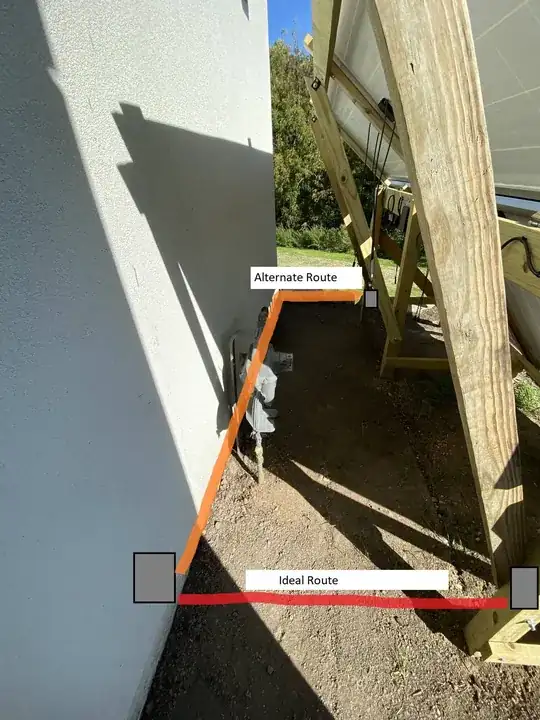 solar wiring area