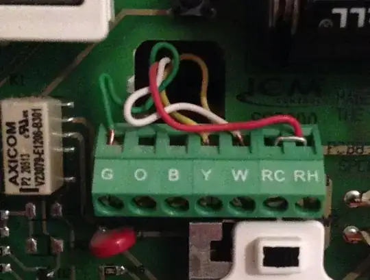 Thermostat wiring