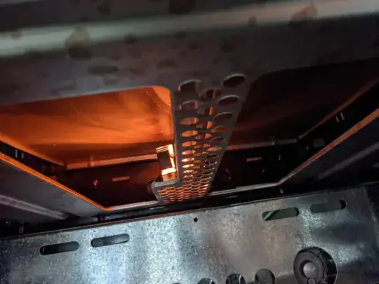 oven without flames