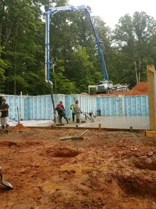 Pouring Concrete