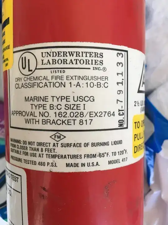two old fire extinguishers