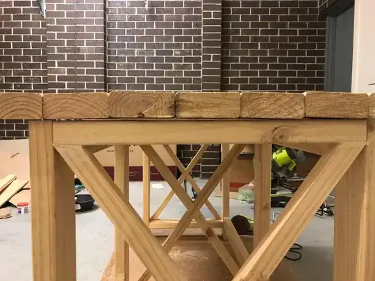 Side of Table that is fine